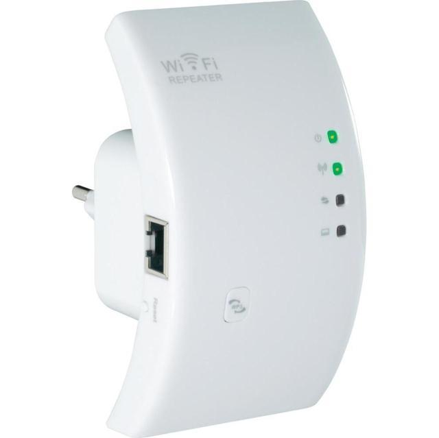 RIPETITORE WIFI EXTENDER 300MBPS DUAL BAND 2 ANTENNE CAVO ETHERNET 2,4GHZ